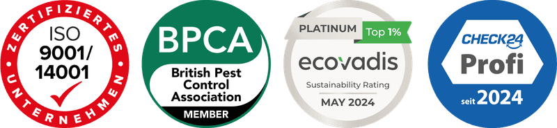 Zertifizierte Schädlingsbekämpfung